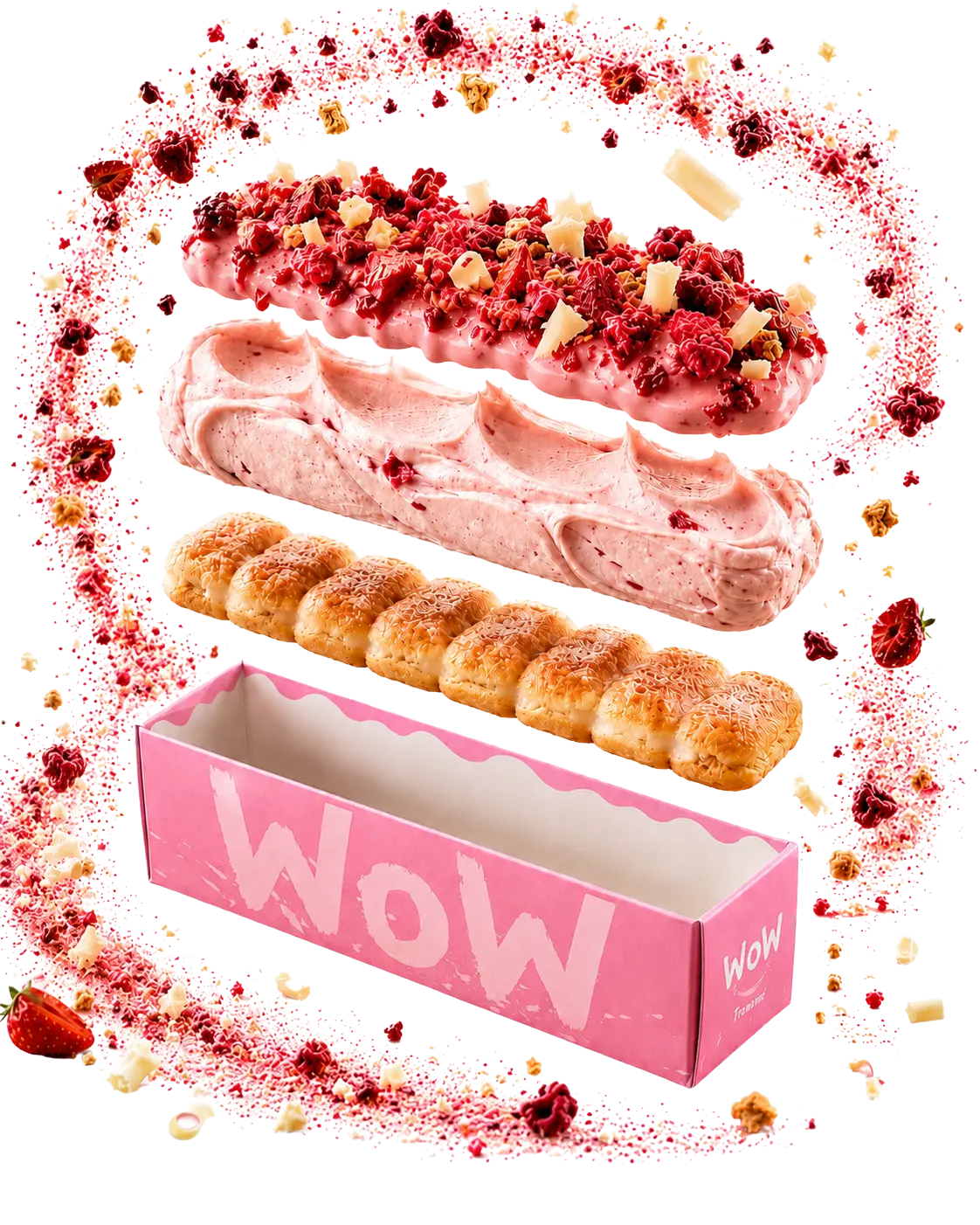 tiramisù wow gusto fragola
